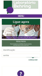 Mobile Screenshot of laboratoriobehring.com.br